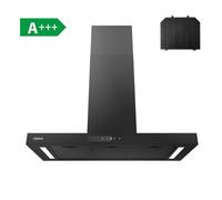 Ciarra 90Cm Smart Wall Mount Cooker Hood Wifi & Touch Panel - Black