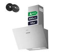 CIARRA Angled Cooker Hood 60cm 650m³/h 3 Speeds Energy Class CBCS6762A
