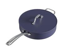 CIARRA Beyond Cookware Nonstick Saute Pan, Non Toxic Deep Saute Pan 28cm PTFE&PFOA Free, Oven Safe, Compatible with All Stovetops, Blue