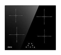 CIARRA CABBIH4 Built-in Induction Hob 4 Zones Touch Control Ceramic Glass Plate 9 Power Levels Child Safety Lock Black
