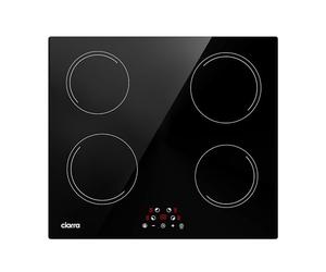CIARRA CABBIH4-E Built-in Induction Hob 4 Zones Touch Control Ceramic Glass Plate 9 Power Levels Fast Heating Child Safety Lock Black