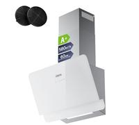 CIARRA CBCS6765C Angled Cooker Hood 60cm Black 590m³/h Touch Control