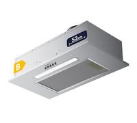 CIARRA Integrated Cooker Hood 52cm CBCS5913D Stainless Steel Built in Extractor Hood LED Light 3 Speeds Undercabinet Extractor Fan