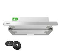CIARRA Telescopic Cooker Hood 60cm CBCS6906D 391m³/h Built-in Extractor Hood 600mm with LED Light 2 Speeds Integrated Kitchen Extractor Fan