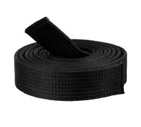 CIATBYYJ 280cm Double Wrap Black Belts Durable Cotton-Polyester Blend Martial Arts Belts for Karate Judo Taekwondo Karate Belt for Kids Adults Universal Fit Trainning Competition (Black)