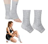 CIATBYYJ Bamboo Foot Sleeves, Bamboo Anti Fatigue Socks, Bamboo's Compression Socksfor Arch Support, Swelling of Feet and Ankles (Grey)