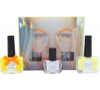 Ciaté Corrupted Neon Manicure Gift Set 13.5ml Neon Orange Nail Polish + 10g Neon Glitter + 5ml Black Light Top Coat