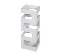 cibecue metal maze style umbrella stand in white