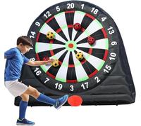 Cible de fléchettes gonflable de football Jeu de fléchettes amusant pour les amateurs de sport cible géante pour les activités de jardin et de parc,C,3m