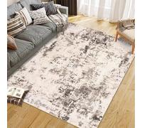 CIBTYHOH Abstract Blue/Brown Large Area Rugs for Living Room 160 * 230cm Non Slip Carpets Washable Short Pile Rugs for Bedroom Floor Mats Indoor(Brown)