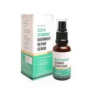 Cica & Ceramide Overnight Repair Face Serum - 30ml | Deep Nourishment with 2% Squalane, Marul.a Oil, Ceramide Complex & Centella | Restores Skin Barrier & Boosts Glow | For All Skin Types