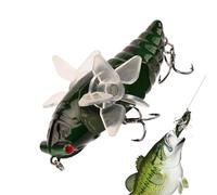 Cicada Angling Bait - Floating 7.5cm Lifelike Plug, Durable ABS Body, Vivid Wing Profile, Noisy Splash Trigger, Precision Treble Hooks, Enticing Motion | Dock Marina Estuary Sho