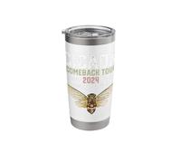 Cicada Comeback Tour 2024 Cicada Brood Swarm Entomologist Stainless Steel Insulated Tumbler