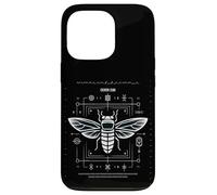 Cicada Cypher Morse Binary Code Puzzle Minimal Geek Chic Case for iPhone 13 Pro