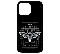 Cicada Cypher Morse Binary Code Puzzle Minimal Geek Chic Case for iPhone 13 Pro Max