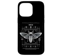 Cicada Cypher Morse Binary Code Puzzle Minimal Geek Chic Case for iPhone 14 Pro Max