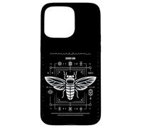 Cicada Cypher Morse Binary Code Puzzle Minimal Geek Chic Case for iPhone 15 Pro Max