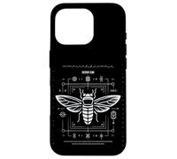 Cicada Cypher Morse Binary Code Puzzle Minimal Geek Chic Case for iPhone 16 Pro