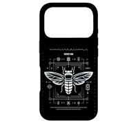 Cicada Cypher Morse Binary Code Puzzle Minimal Geek Chic Case for iPhone 17 Pro