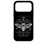 Cicada Cypher Morse Binary Code Puzzle Minimal Geek Chic Case for iPhone 17 Pro Max