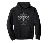 Cicada Cypher Morse Binary Code Puzzle Minimal Geek Chic Pullover Hoodie