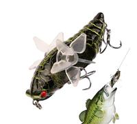 Cicada Dishing Are - Hard Cicada Swimbes with Rotating Propellers, 7.5cm River Fishing Lures | Realistic Artificial Baits, Low, Trout, Walleye Baits for Water and Saltwater, Bait