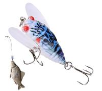 Cicada Fishing Catcher Bass Baits - Fish Tackle Realistic Cicada | Strong Hook Attractant Realistic Tackle with Sound | Freshwater Attractant Baits, Fishing Equipment Accessories for Freshwater, Salt