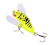 Cicada Fishing Catcher Bass Baits - Fish Tackle Realistic Cicada | Strong Hook Attractant Realistic Tackle with Sound | Freshwater Attractant Baits, Fishing Equipment Accessories for Freshwater, Salt