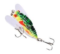 Cicada Fishing Catcher, Strong Hook Attractant, Realistic Sound Tackle, Saltwater Device, Portable Bait Accessory, Compact 8x3x2cm Frame, Durable Daily Tool, for Trout Bass Perch Crappie