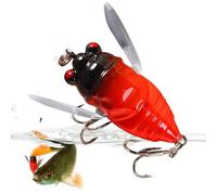 Cicada Fishing Lure - 3D Holographic Eyes Fish Hard Lures Cicada Bait | Solid Lures for the Pond