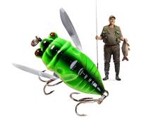 Cicada Fishing Lure - 3D Holographic Eyes Fish Hard Lures Cicada Bait | Solid Lures for the Pond