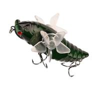 Cicada Fishing Lure - 7.5cm Freshwater Hard Bait, Sturdy Artificial Design with Rotating Propeller, Realistic Outdoor Sportsman Gear Tackle | Bass Fishing Accessories for Lake Pond River Angling