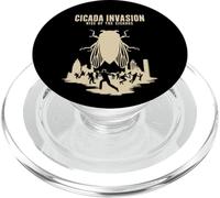 Cicada Invasion Quote Comic Book Cicada Mania Insect Lovers PopSockets PopGrip for MagSafe