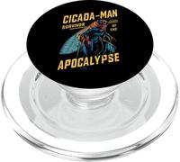 Cicada-Man Survivor Of The Apocalypse Cicada Comic Hero PopSockets PopGrip for MagSafe