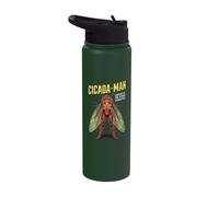 Cicada-Man Survivor of The Cicada Apocalypse Comic Lovers Stainless Steel Insulated Water Bottle