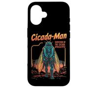 Cicada-Man Survivor Of The Cicada Apocalypse Insect Comic Case for iPhone 16