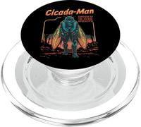 Cicada-Man Survivor Of The Cicada Apocalypse Insect Comic PopSockets PopGrip for MagSafe