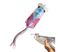 Cicada Signs, Black C Lures | Small Freshwater Lures 65mm with Two Hooks - Simulation Soft Tail Baits for Aquatic Life of Aggressive Ponds