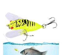 Cicada Simulate Fishing Bait, Fake Cicada Lure, Strong Hook Atrolante Realistic Tackle with Sound, Water Attractive Bait, Saltwater Fishing Equipment Accessories for Outdoor Water