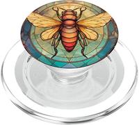 Cicada Stained Glass PopSockets PopGrip for MagSafe