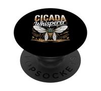 Cicada Whisperer Insect Nature Lover Vibes PopSockets Adhesive PopGrip