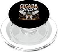 Cicada Whisperer Insect Nature Lover Vibes PopSockets PopGrip for MagSafe