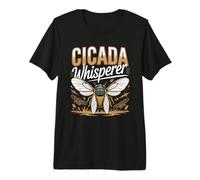 Cicada Whisperer Insect Nature Lover Vibes Premium T-Shirt