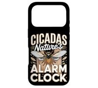 Cicadas Natures Alarm Clock Funny Nature Case for iPhone 17 Pro
