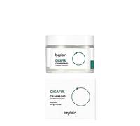 Cicaful Calming Pads (Pack of 60) | Centella Moisturising and Soothing Toner Pad | Gentle Face Scrubs & Exciting Treatment | Daily Exfoliation for Sensitive Acne Prone Skin | Be Easy