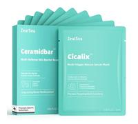 Cicalix Face Masks Skincare Set, ZealSea Derm Solution Sheet Mask for Multi-Trigger Sensitivity, Soothing & Calming, Strengthen & Restore Skin, Facial Mask with Cica & Ceramide, 10 Pack