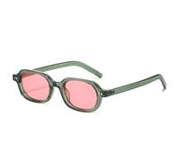 Cicano Oval Cat Eye Sunglasses for Women Small Y2k Trendy Narrow Rectangle Skinny Sun Glasses