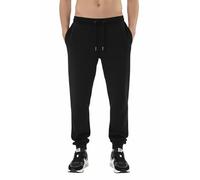 CICAY Joggers for Men - Cuffed Tracksuit Jogging Bottoms Casual Men's Fleece Joggers - Sweatpants with Zip Pockets Rib Hem Jog Pants Gym Sports Trousers UK Size S-5XL Black