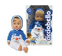 Cicciobello - Polar Bear Doll is ready for winter with a soft and warm onesie, with pacifier to calm him when crying, 42 cm, for girls from 2 years, CCB74000, Giochi Preziosi
