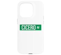 Cicero Ave Chicago Street for Men and Women Case for iPhone 15 Pro